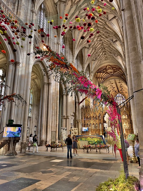 The 2021 Flower Festival held in Winchester Cathedral