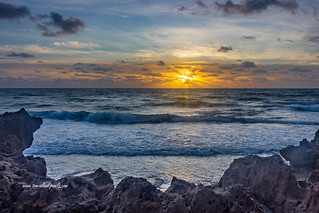 Sunrise, Surf and Rocks