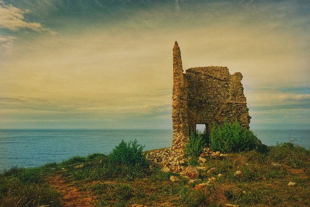 Ruins by the sea