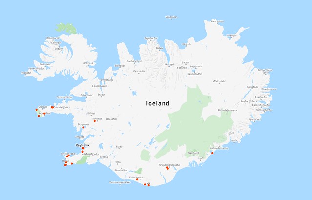 2021 Iceland google maps
