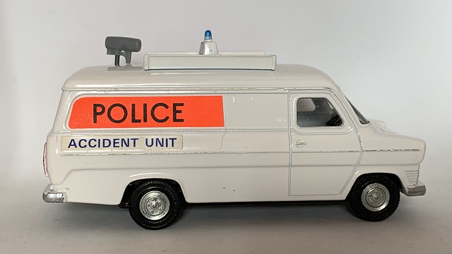 Dinky Toys - Number 272 - Ford Transit Van Mk I - Police Accident Unit - Miniature Diecast Metal Scale Model Emergency Services Vehicle.
