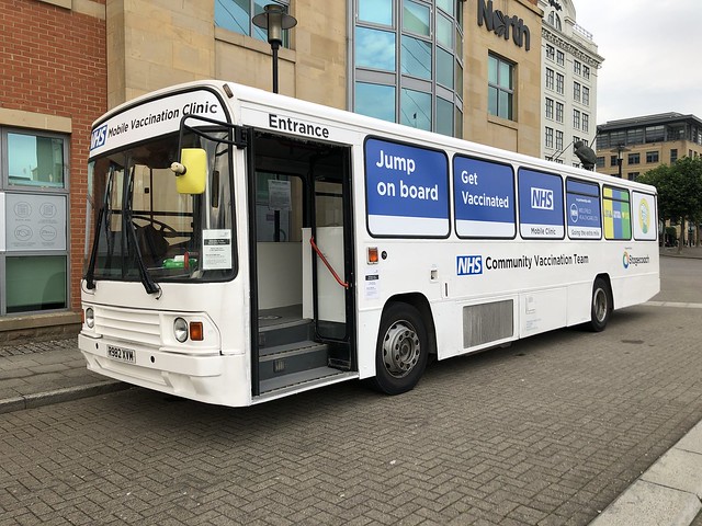 Stagecoach Manchester Vaccination Bus 20982 / R982 XVM