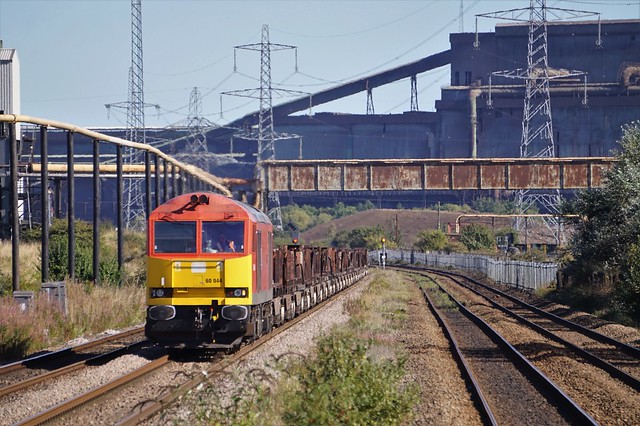 DB Cargo Class 60 (60044) in South Bank, Middlesbrough, UK