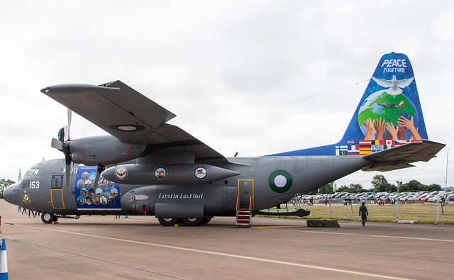 4153. Pakistan Air Force Lockheed C-130E Hercules