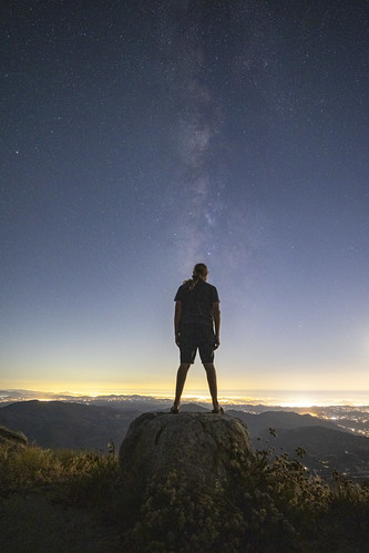 santaysabel california unitedstates view vista stargazing selfportrait milkyway overlook rock astronomy