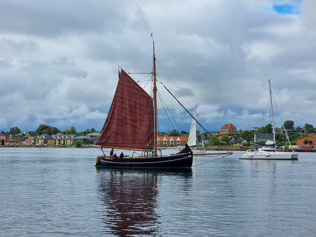Traditional North German sailing boat