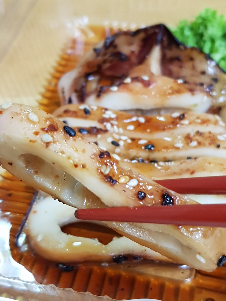 烤烏賊定食 Curtlefish Bento rm$24.80 @ Sushi Zen's USJ9
