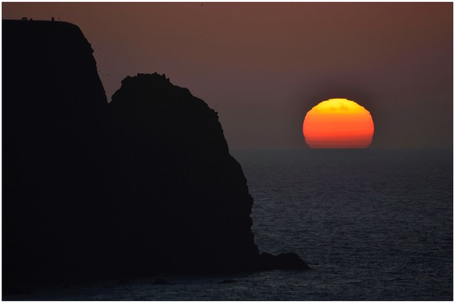 Sunset over St Ninians Isle