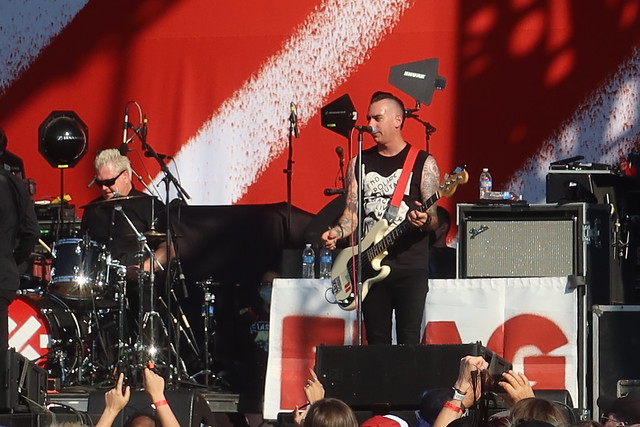 Anti‐Flag (Riot Fest Chicago 2021) - Justin Sane (Justin Cathal Geever), Chris No. 2 (Chris Barker), Chris Head & Pat Thetic