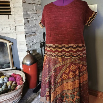Paulette (@psknitting50) finished this stunning Marettimo by Caitlin Hunter using ZYG Serenity 20 with her homespun!