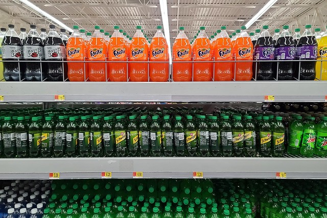 Bottles of soda at Egg Harbor Walmart [01]