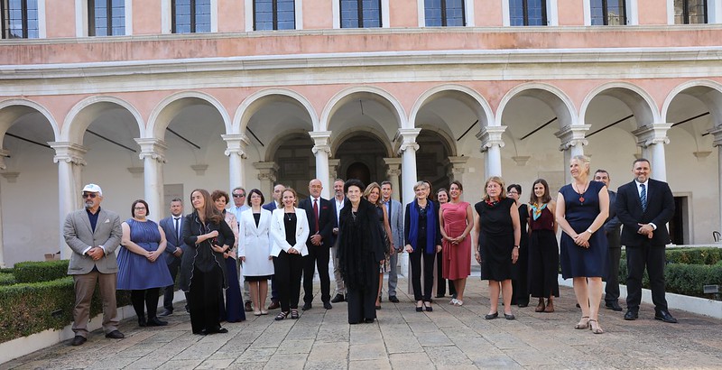 2021 Awards Winners before the Ceremony held the Giorgio Cini Foundation in Venice