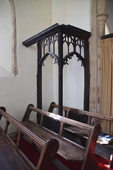 parclose screen tracery reset in the chancel