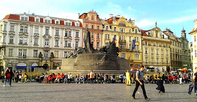 Monumento a Jan Hus.Praga.