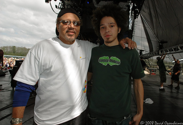 Art Neville and Ian Neville Backstage with the Funky Meters