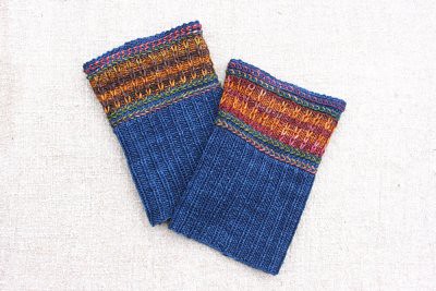 Austra’s Boot Cuffs by Inese Iris Liepina for Urth Yarns along with the matching Austra’s Wrist Warmers will make wonderful gifts!