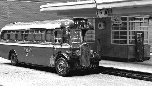 Hebble Bus in the Bus Station.