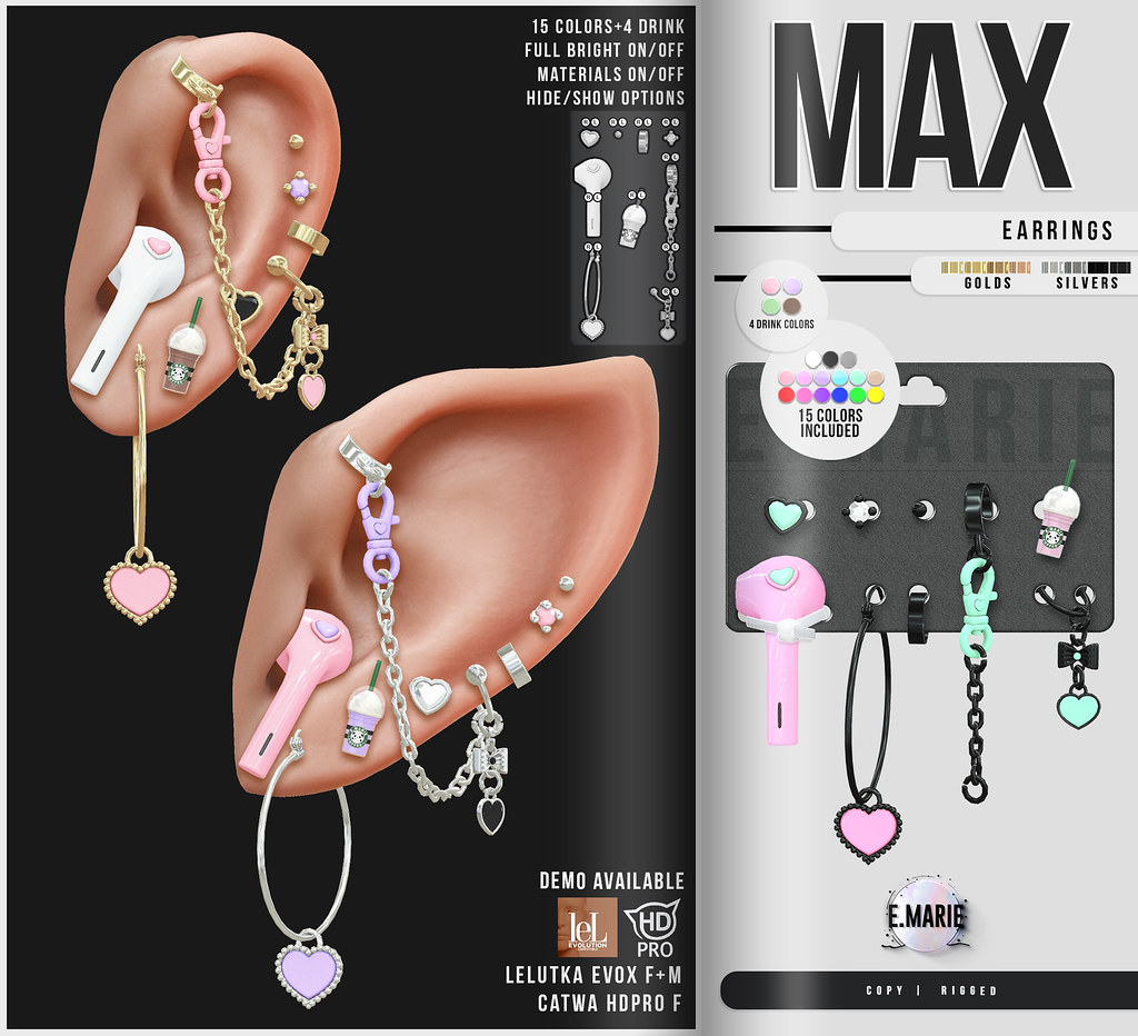 e.marie // Max Earrings