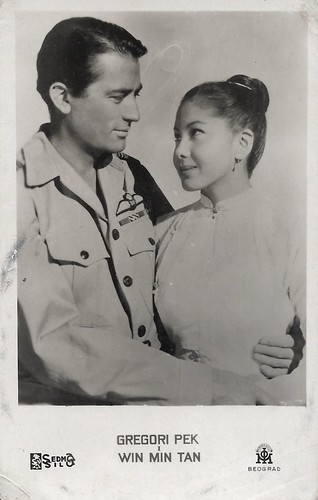 Gregory Peck and Win Min Tanh in The Purple Plain