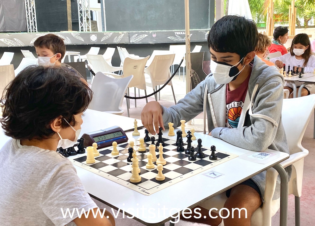 Torneig d’escacs ràpid per edats, Jardins del Prado, Sitges 2021