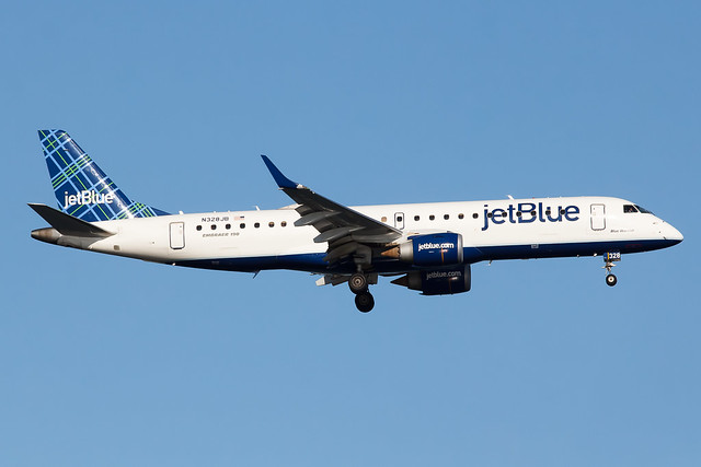 JetBlue | N328JB | Embraer 190AR (ERJ-190-100IGW) | JFK | KJFK