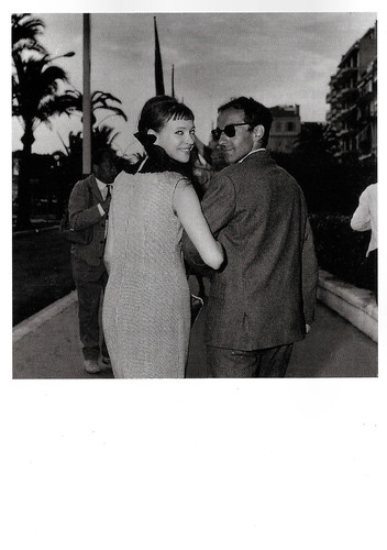 Anna Karina and Jean-Luc Godard