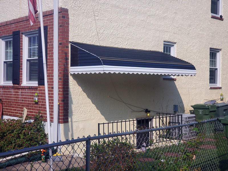 Aluminum Stairwell Awning -A. Hoffman Awning Baltimore