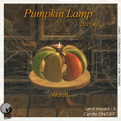 Petit Chat : Pumpkin Lamp Wood @ Secret Sale Sundays