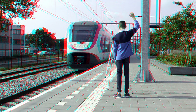treinspotter Tobian Station Driebergen-Zeist 3D