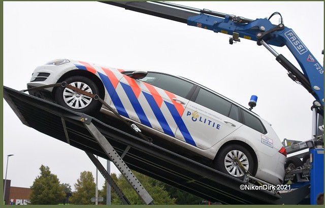 Dutch Police VW Golf 7.