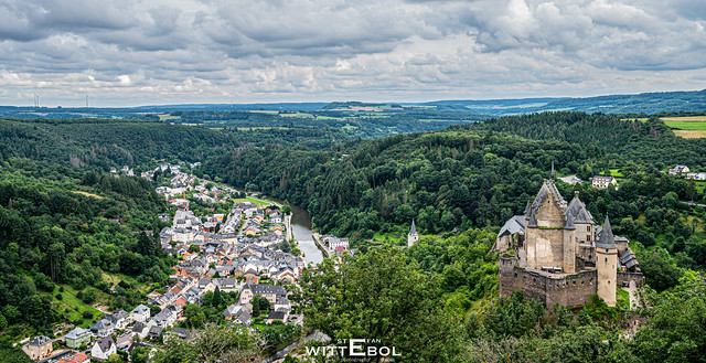 Luxembourg - Vianden city and castle