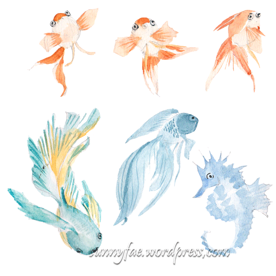 fishes sketches