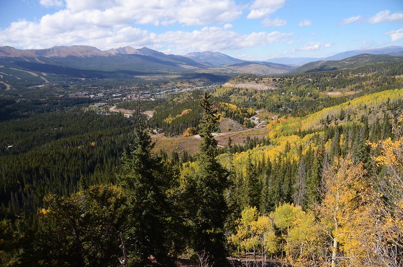 Looking down at Breckenridge from Rock Cut Viewpoint (2)