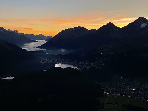 muottasmuragl engadin grisons switzerland sunset mountains alps alpen swissalps iphone peterch51