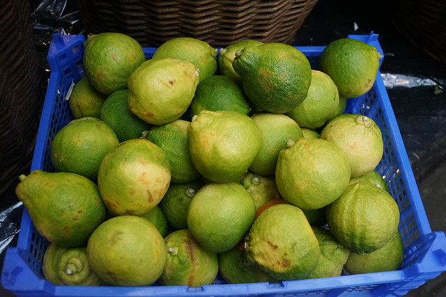 Bergamot Lemons (£12.80p per kilo), Turnips, Borough Market, 8 Southwark Street, Borough of Southwark, London, SE1 1TL