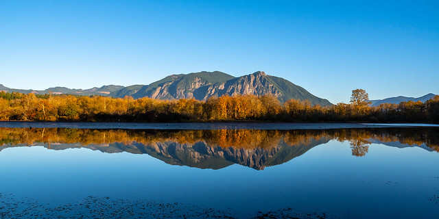 Mt. Si Reflection Panorama