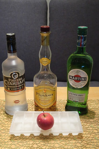 Zutaten für Classic Apple Martinis