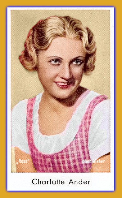 Charlotte Ander, 1934 Sammelbild 278