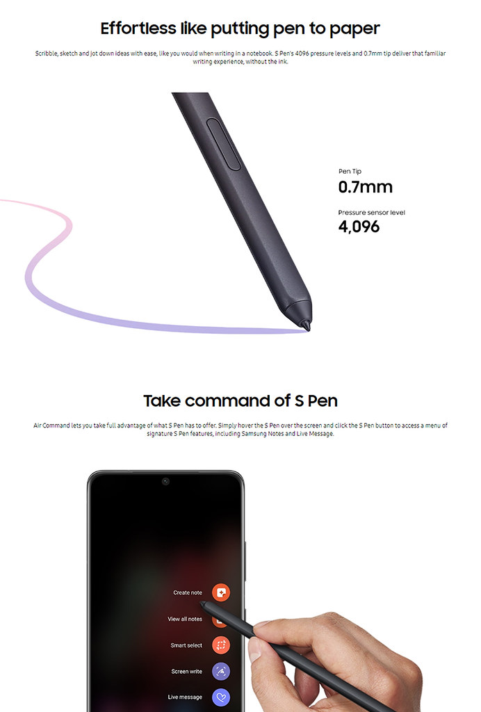 Samsung Galaxy S21 Ultra S Pen