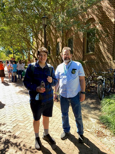 Freshman Ryan Rouady's parents said that they loved visiting campus and seeing it through Ryan's eyes and enjoyed the picnic and other activities.