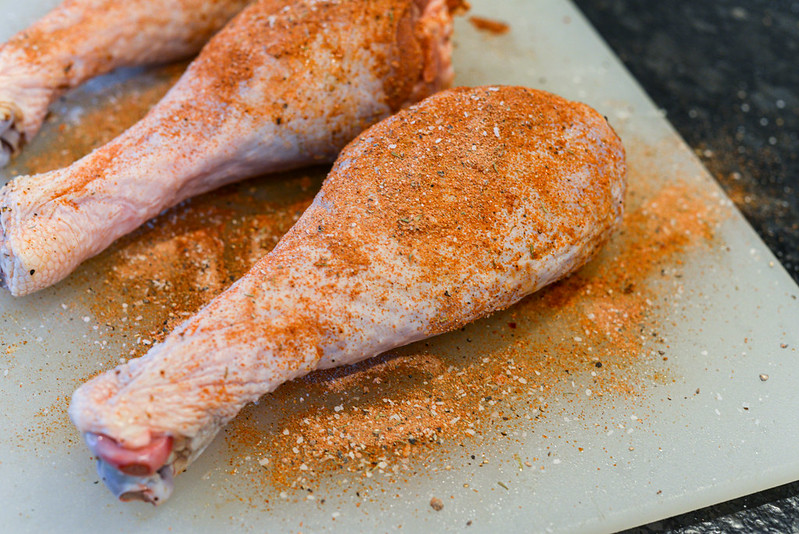White-sauced Turkey Legs
