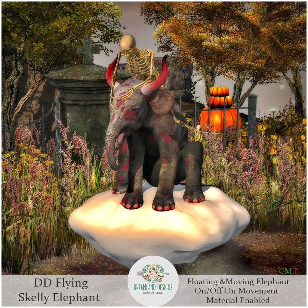 DD Flying Skelly ElephantAD1024