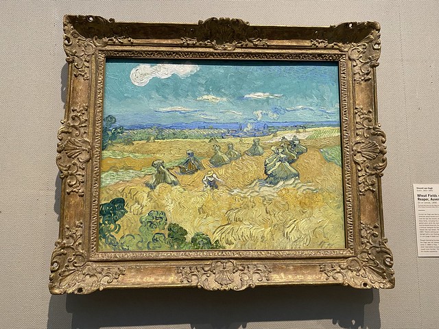 Vincent van Gogh, Wheat Fields with Reaper, Auvers, Toledo Museum of Art, Toledo OH