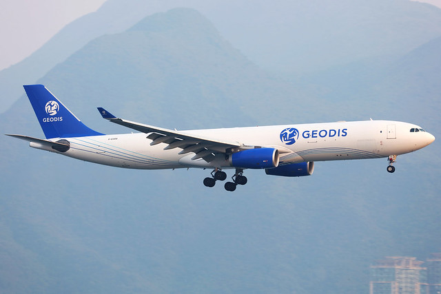 GEODIS Air Network (Titan Airways) | Airbus A330-300 | G-EODS | Hong Kong International