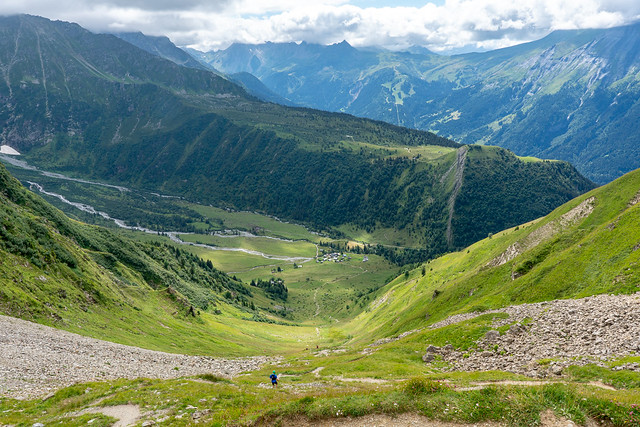 Looking back from Col du Tricot