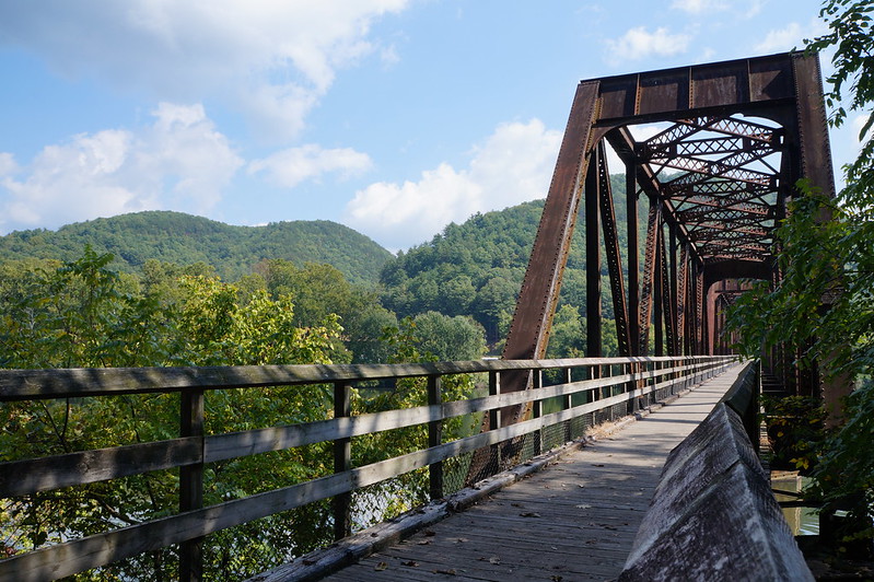 Hiwassee Trestle at New River Trail State Park 