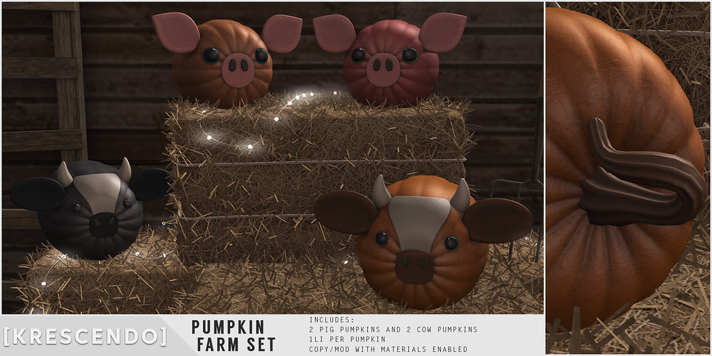 [Kres] Pumpkin Farm Set