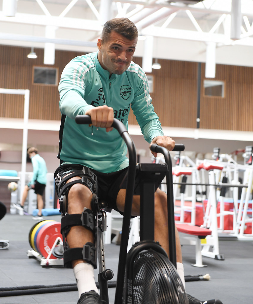 Jordan Reece Arsenal training session | ST.ALBANS, ENGLAND - SEPTEMBER 30… | Flickr
