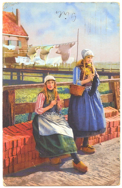 Girls Near Washing Line in Holland. And the Execution of a Diplomat.