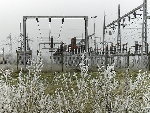 Frosty Morning at the Power Plant